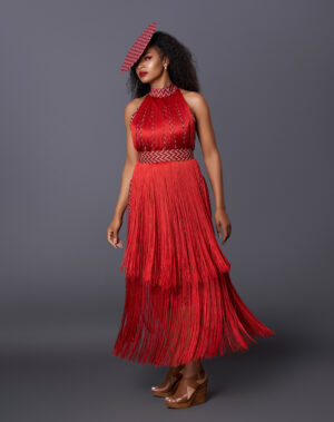 Moipone Shweshwe Plate Hat