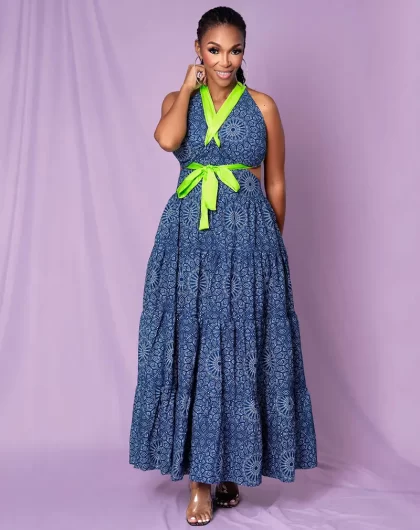 Botshelo Open Back Dress